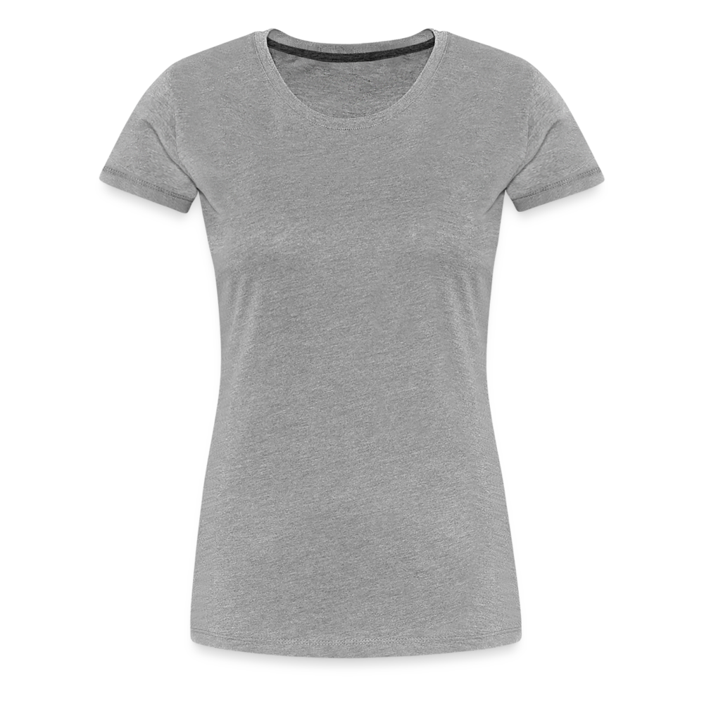 T-shirt Premium Femme - gris chiné