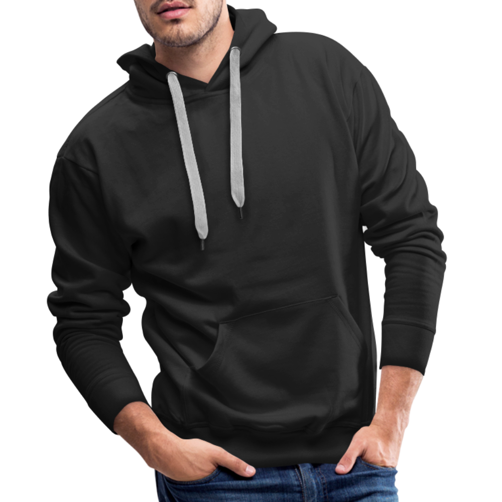 Sweat-shirt à capuche Premium pour hommes - noir