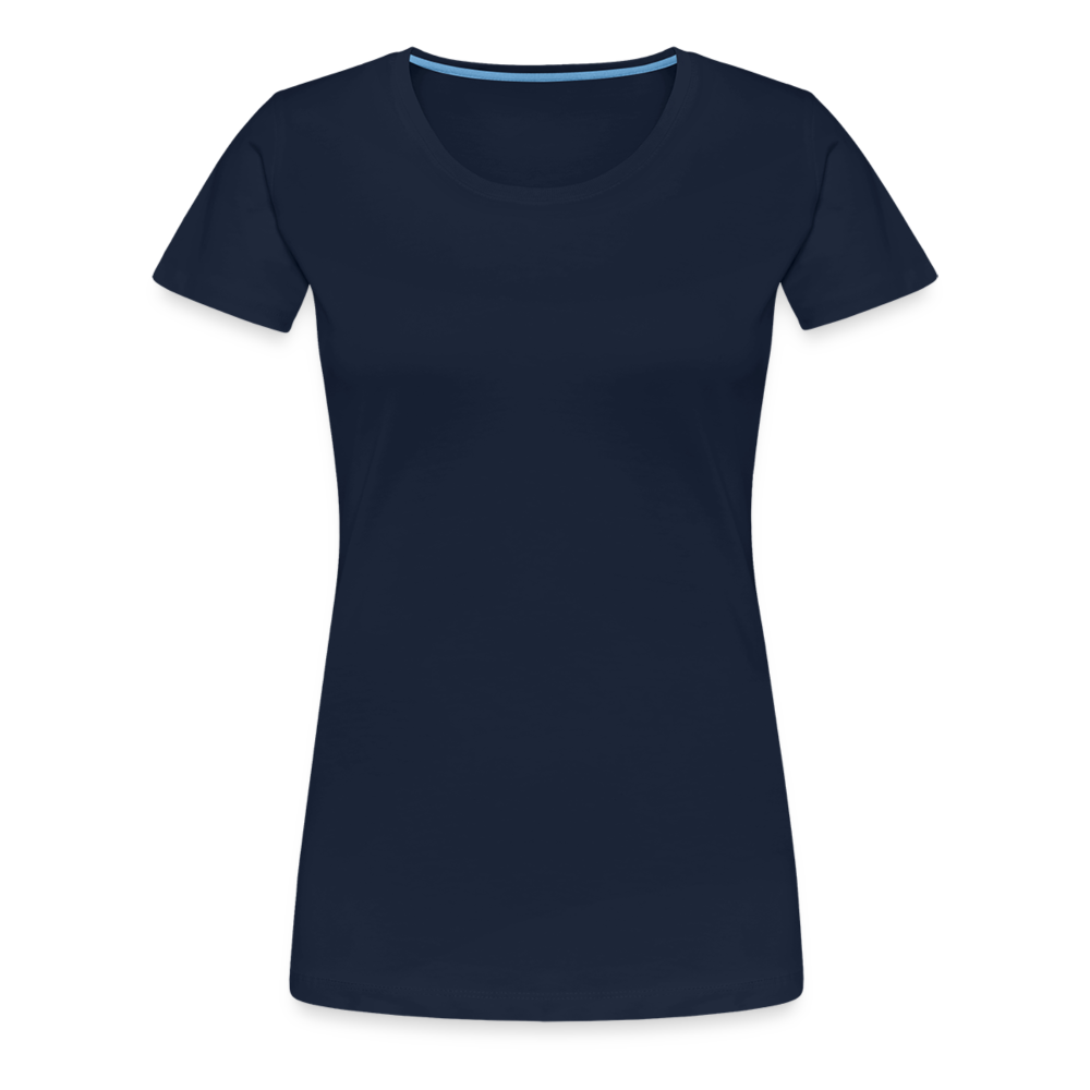 T-shirt Premium Femme - bleu marine