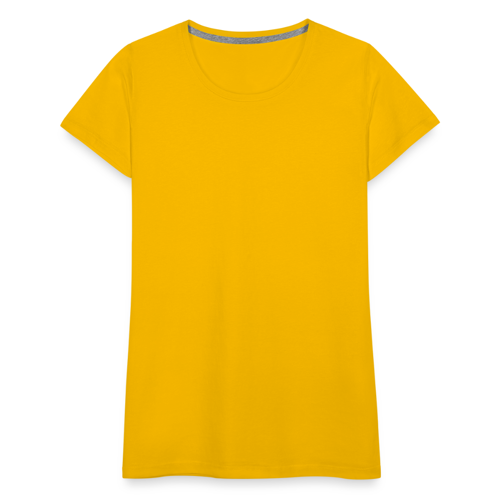 T-shirt Premium Femme - jaune soleil