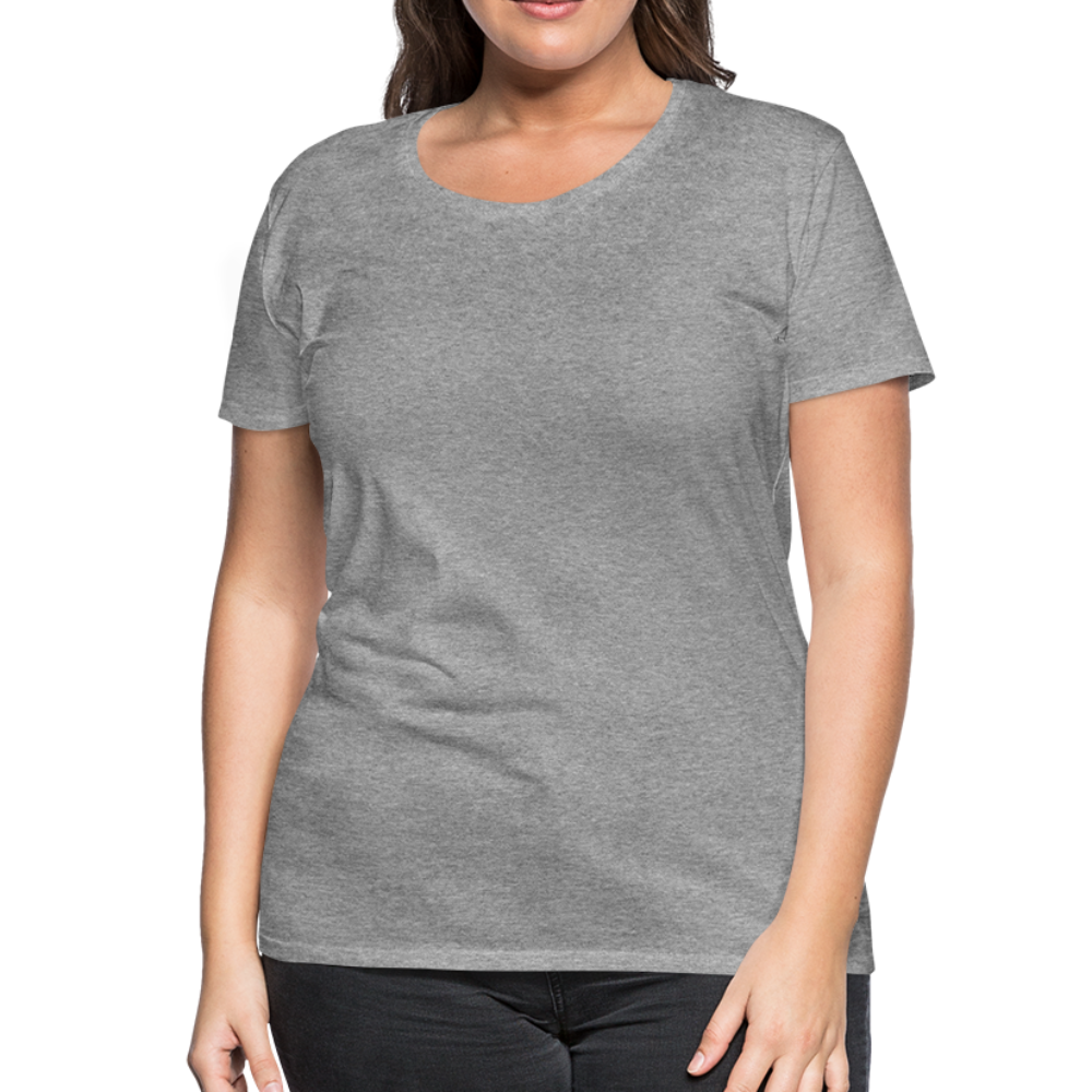 T-shirt Premium Femme - gris chiné