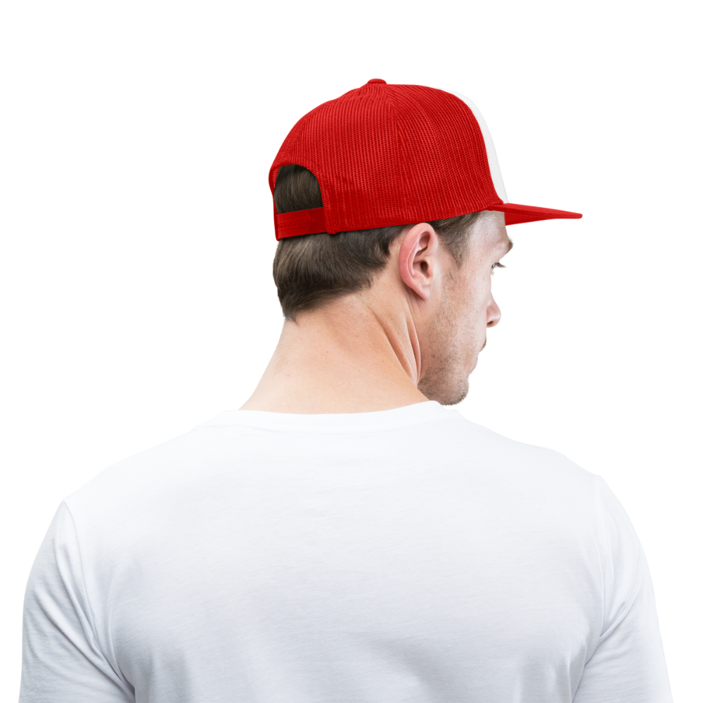 Trucker Cap - blanc/rouge