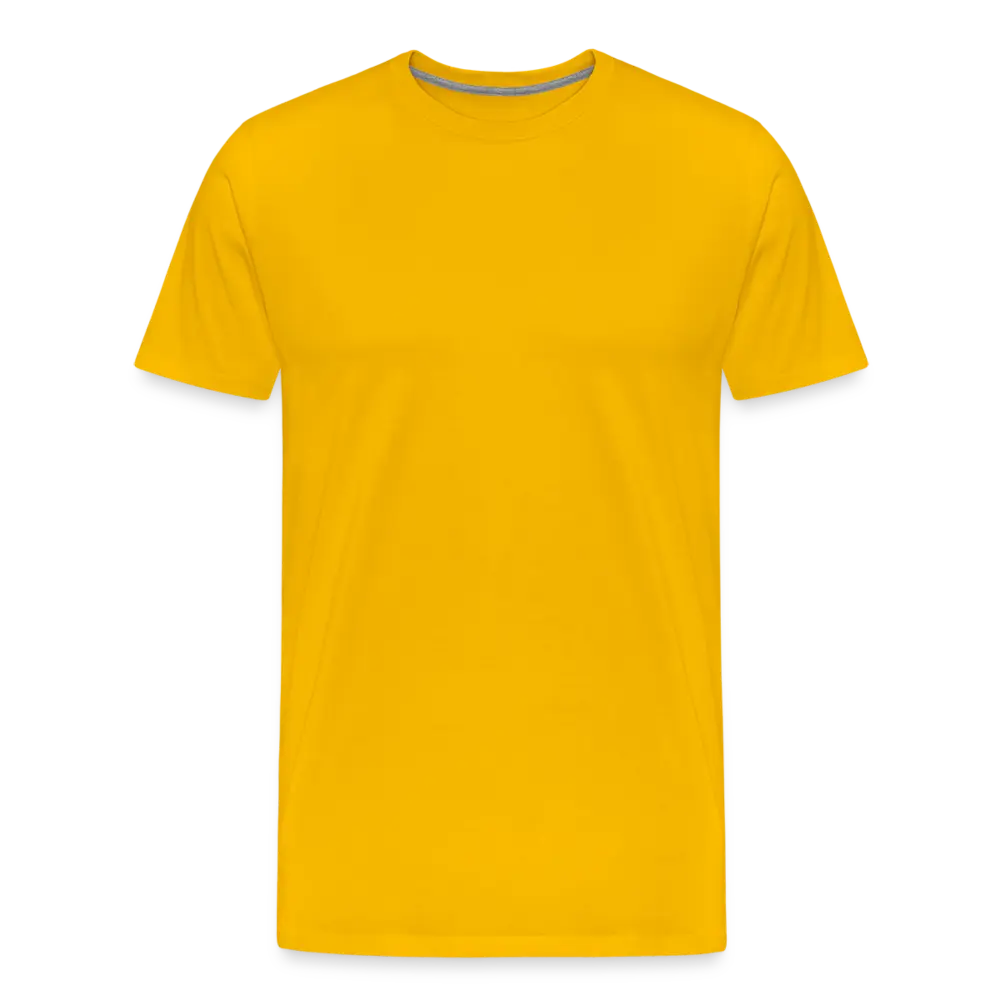 T-shirt Premium Homme - jaune soleil