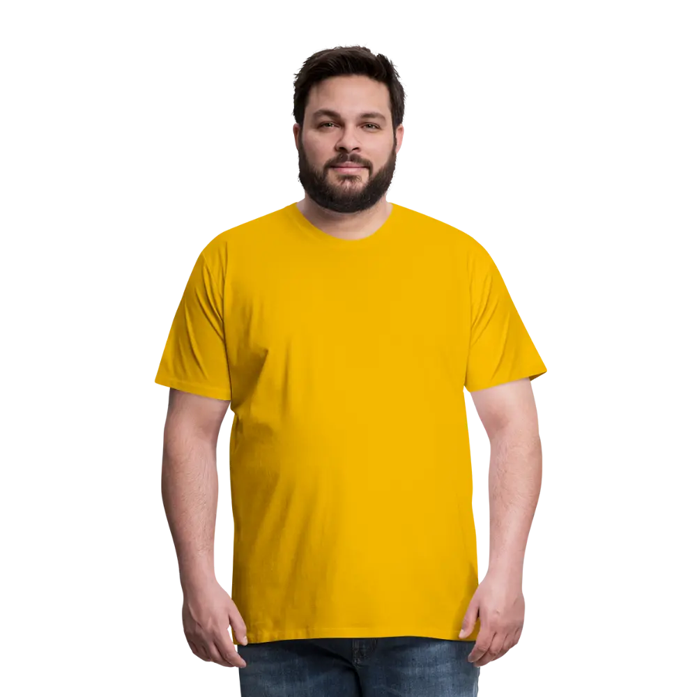 T-shirt Premium Homme - jaune soleil