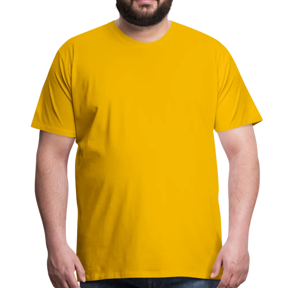 T-shirt Premium Homme - jaune soleil