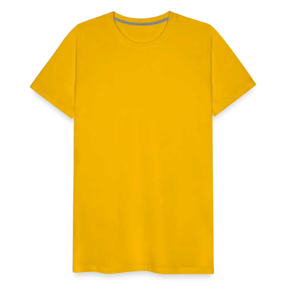 T-shirt Premium Homme - jaune soleil