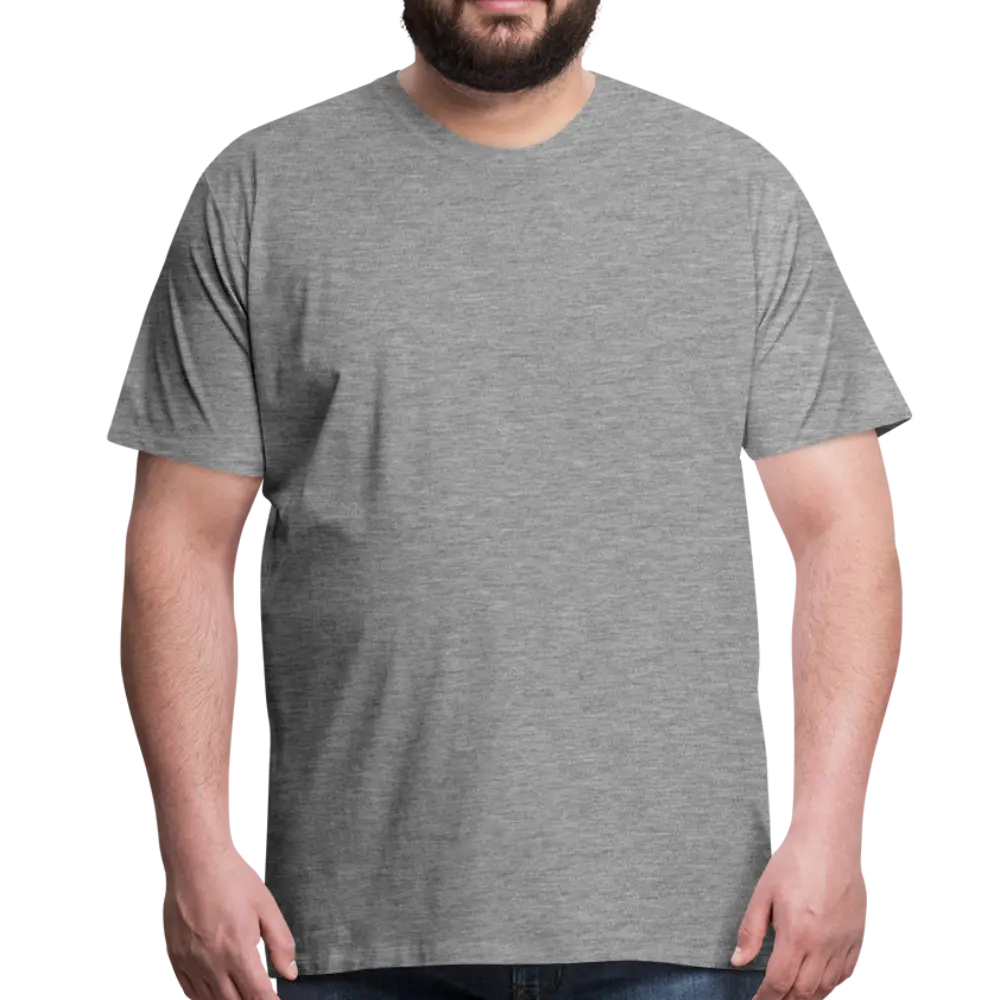 T-shirt Premium Homme - gris chiné