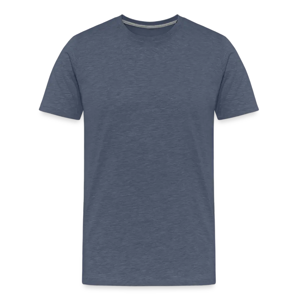 T-shirt Premium Homme - bleu chiné